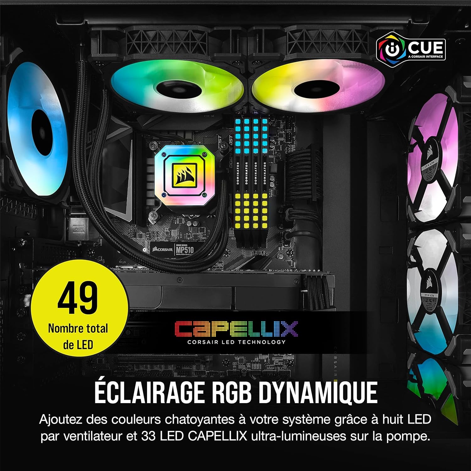 Icue H100I Elite Capellix Liquid CPU Cooler